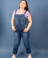 Overol denim de botones