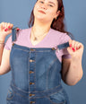 Overol denim de botones