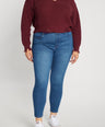 Jeans skinny deslavado