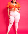Jeans skinny con roturas