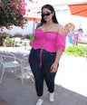 Blusa off the shoulders