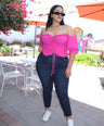 Blusa off the shoulders