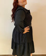 Vestido midi con cinto