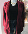 Blazer manga larga