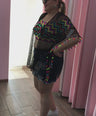 Salida de traje de baño tipo kimono