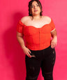 BLUSA MODA TIPO CORSET