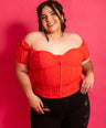 BLUSA MODA TIPO CORSET